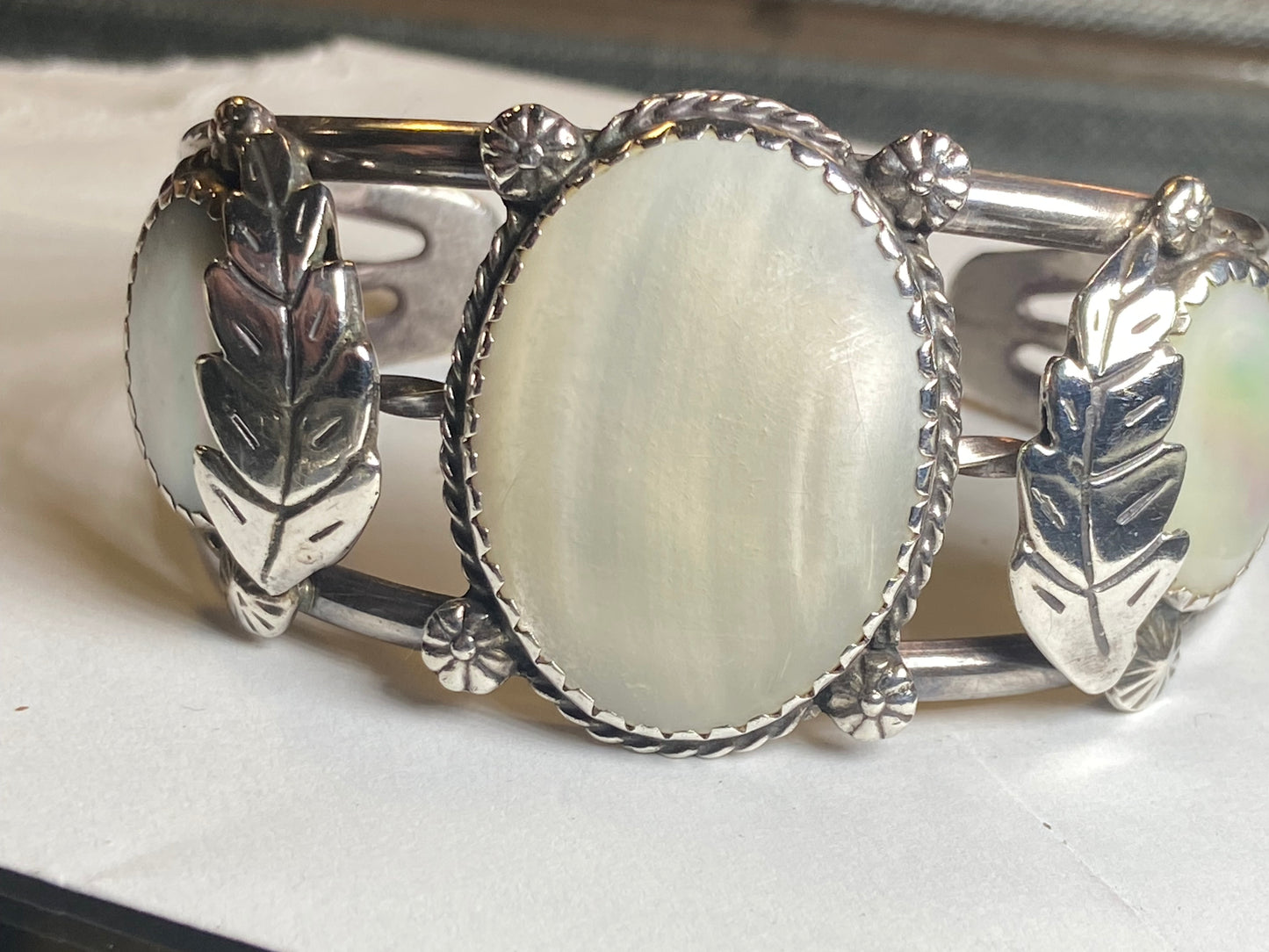 Signed DT southwestern sterling bracelet