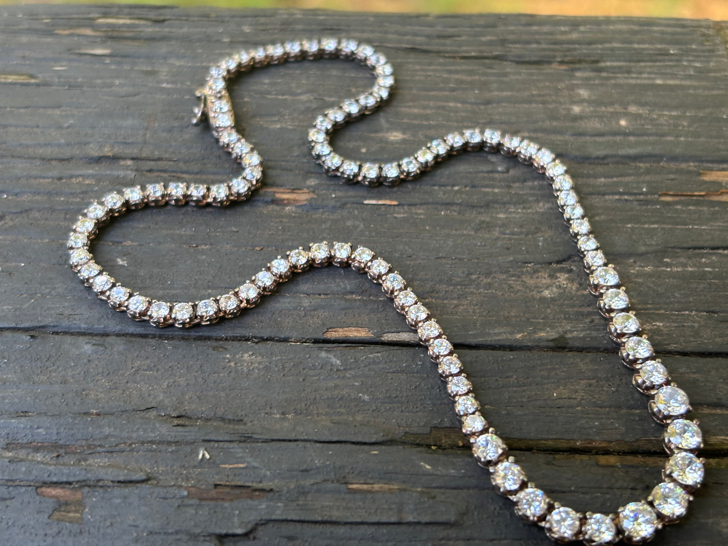 Cubic zirconia necklace