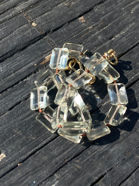 Green amethyst bracelet