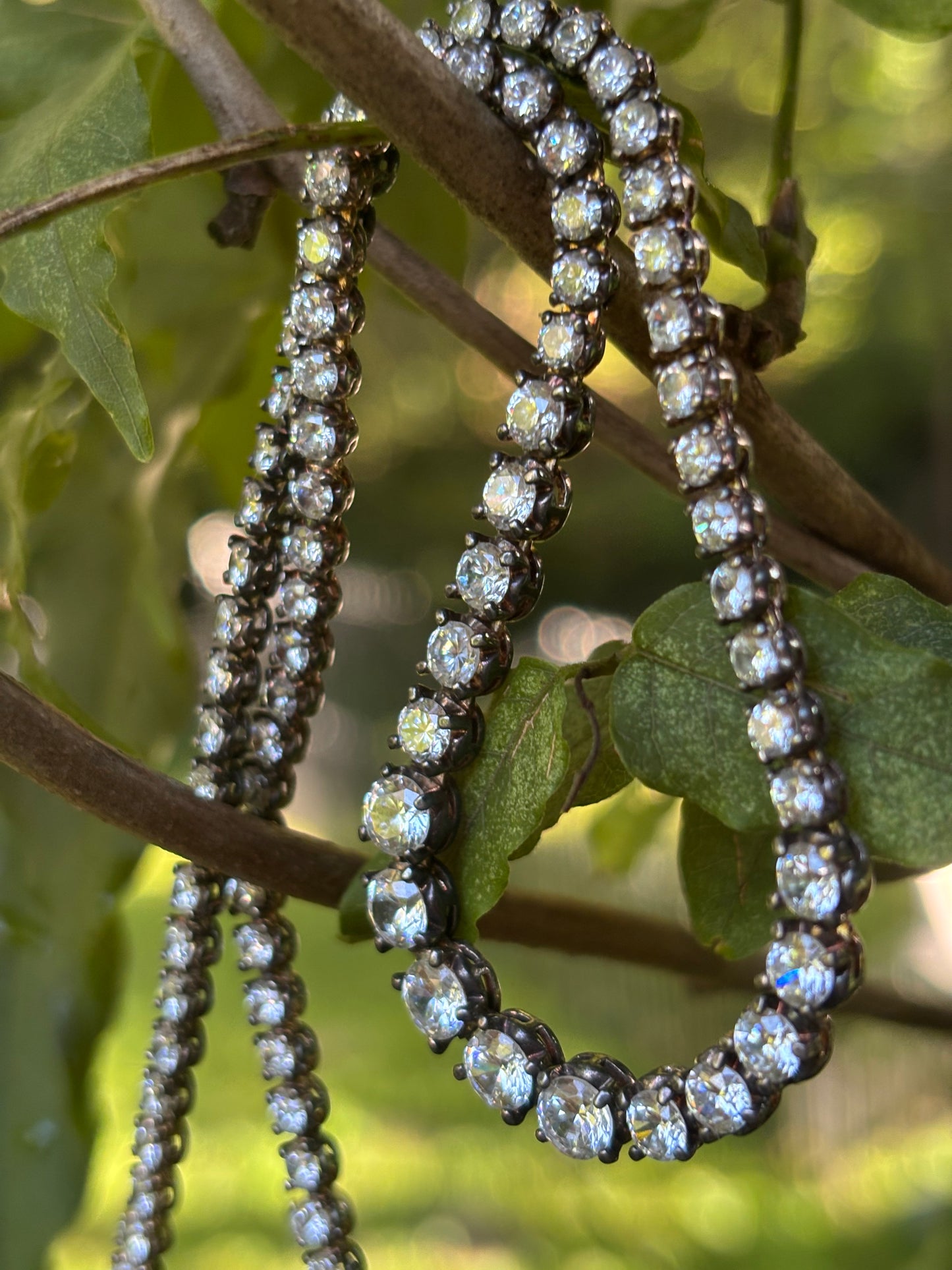 Cubic zirconia necklace