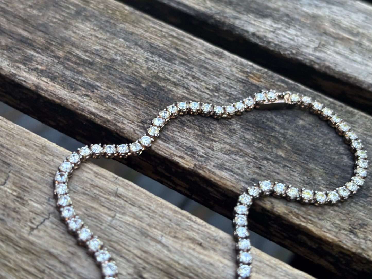 Cubic zirconia necklace