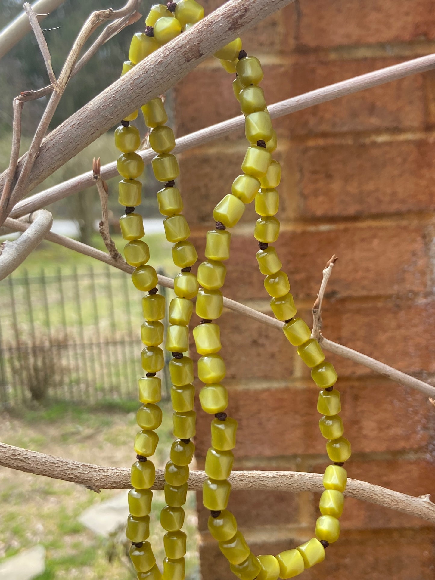 Green moonglow madness eyeglass chain