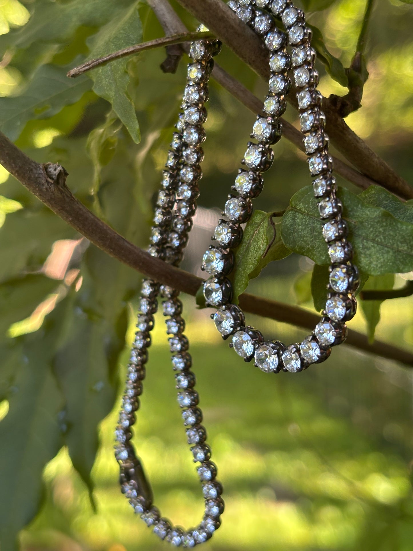 Cubic zirconia necklace