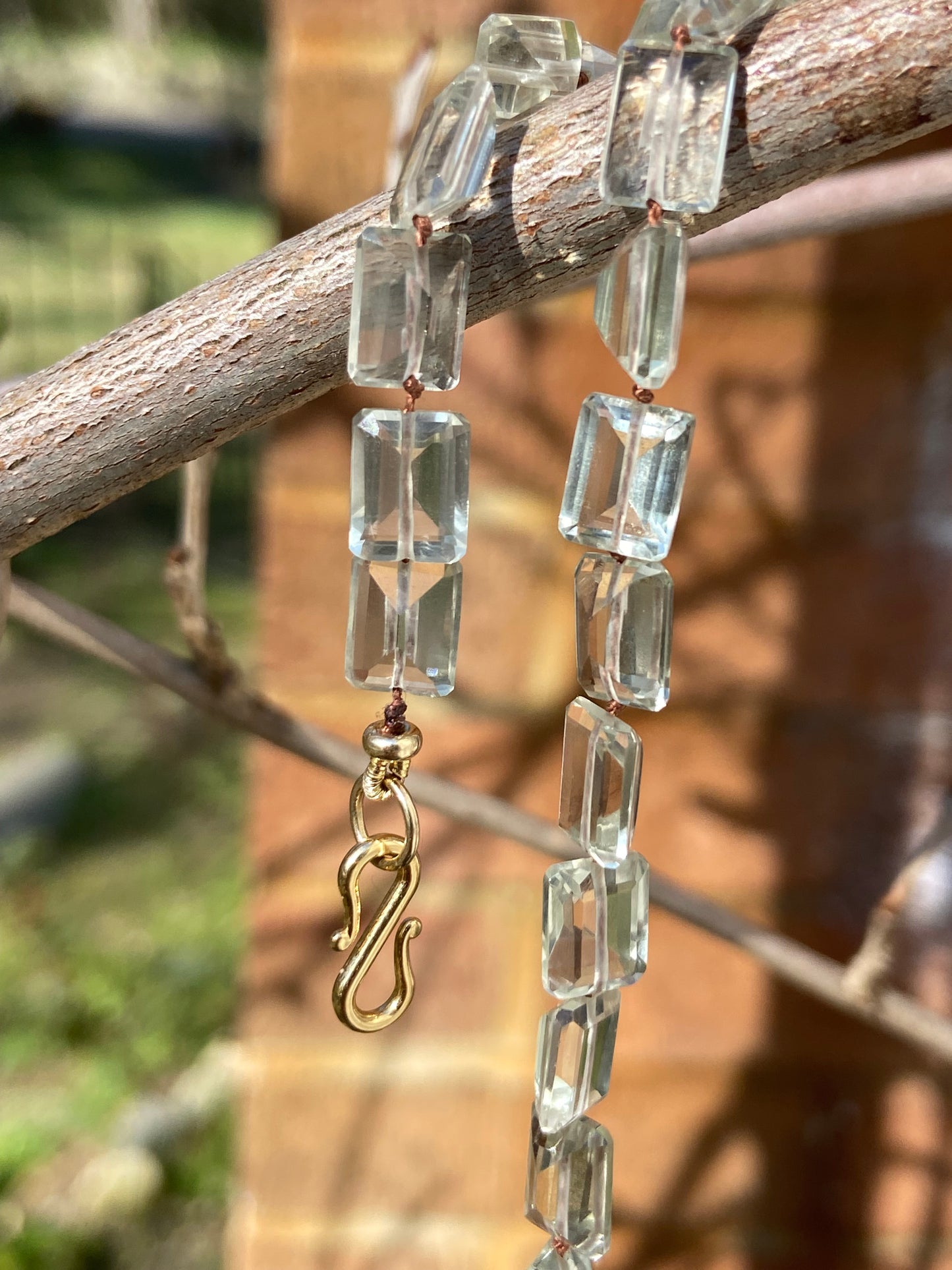 Green amethyst bracelet