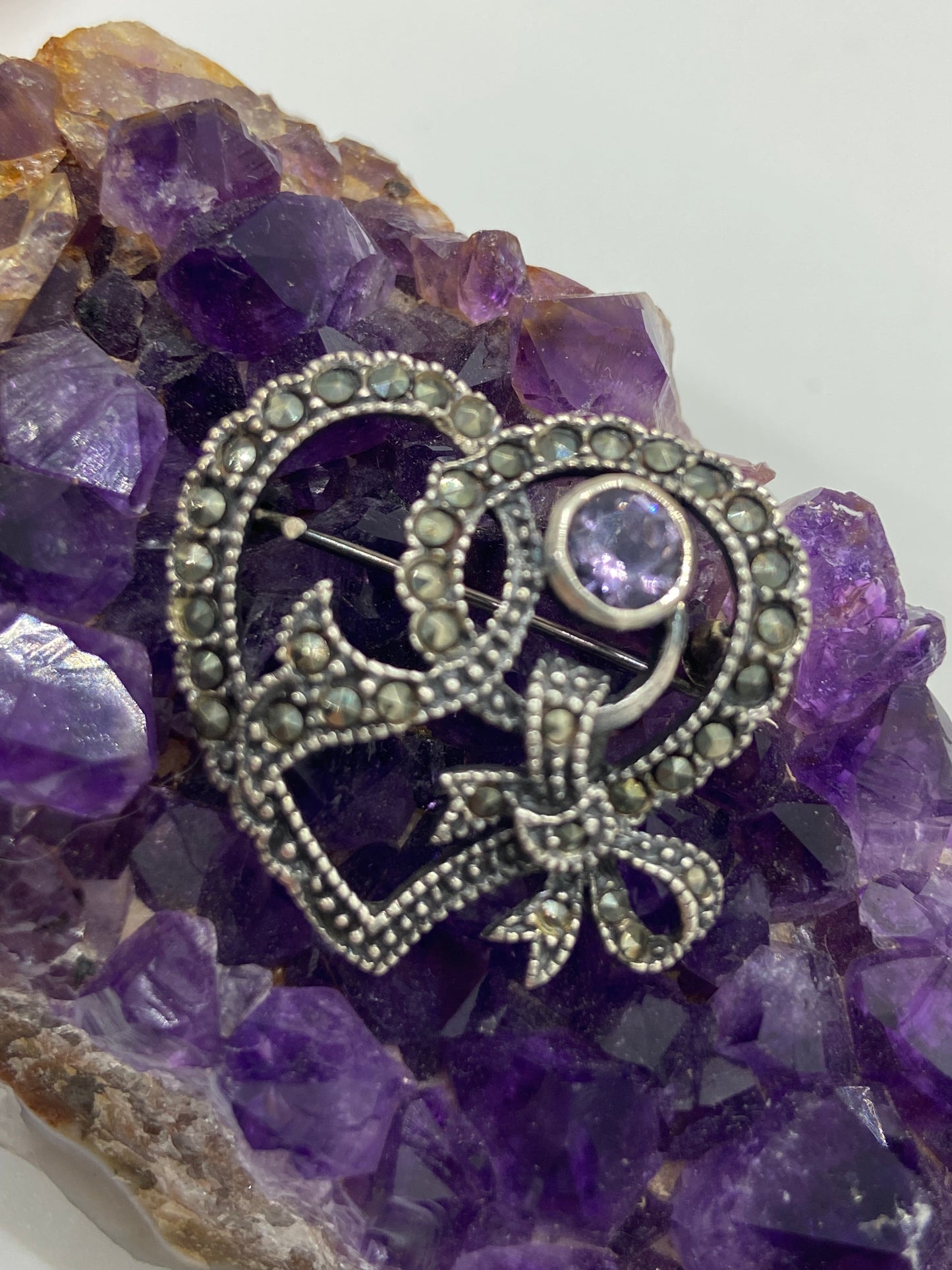 Amethyst Pin