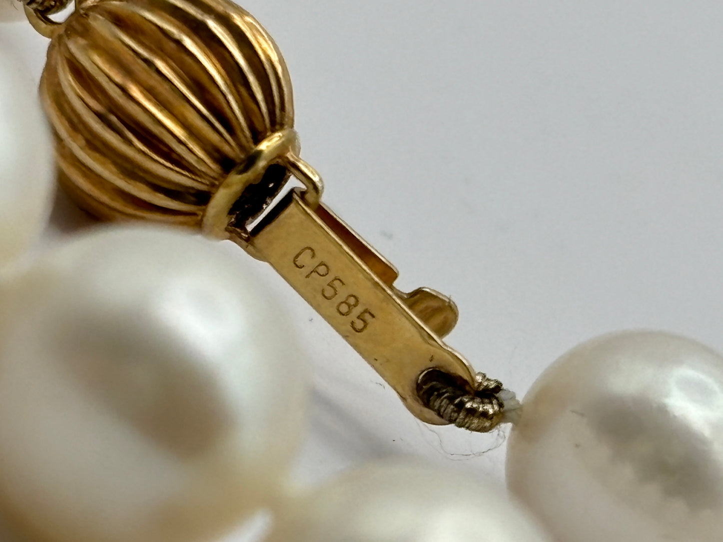 Moon pearl freshwater necklace