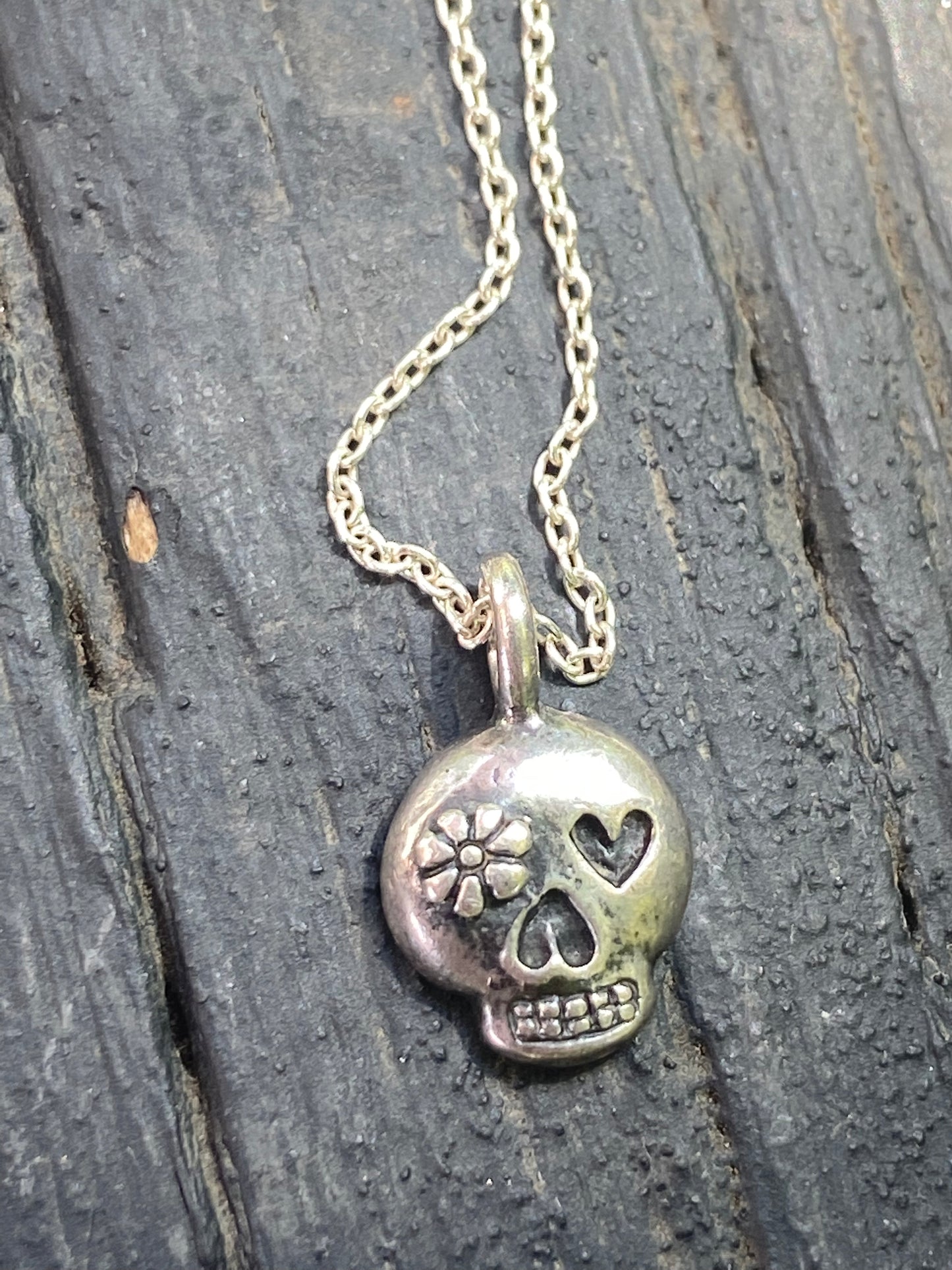 Silver skull