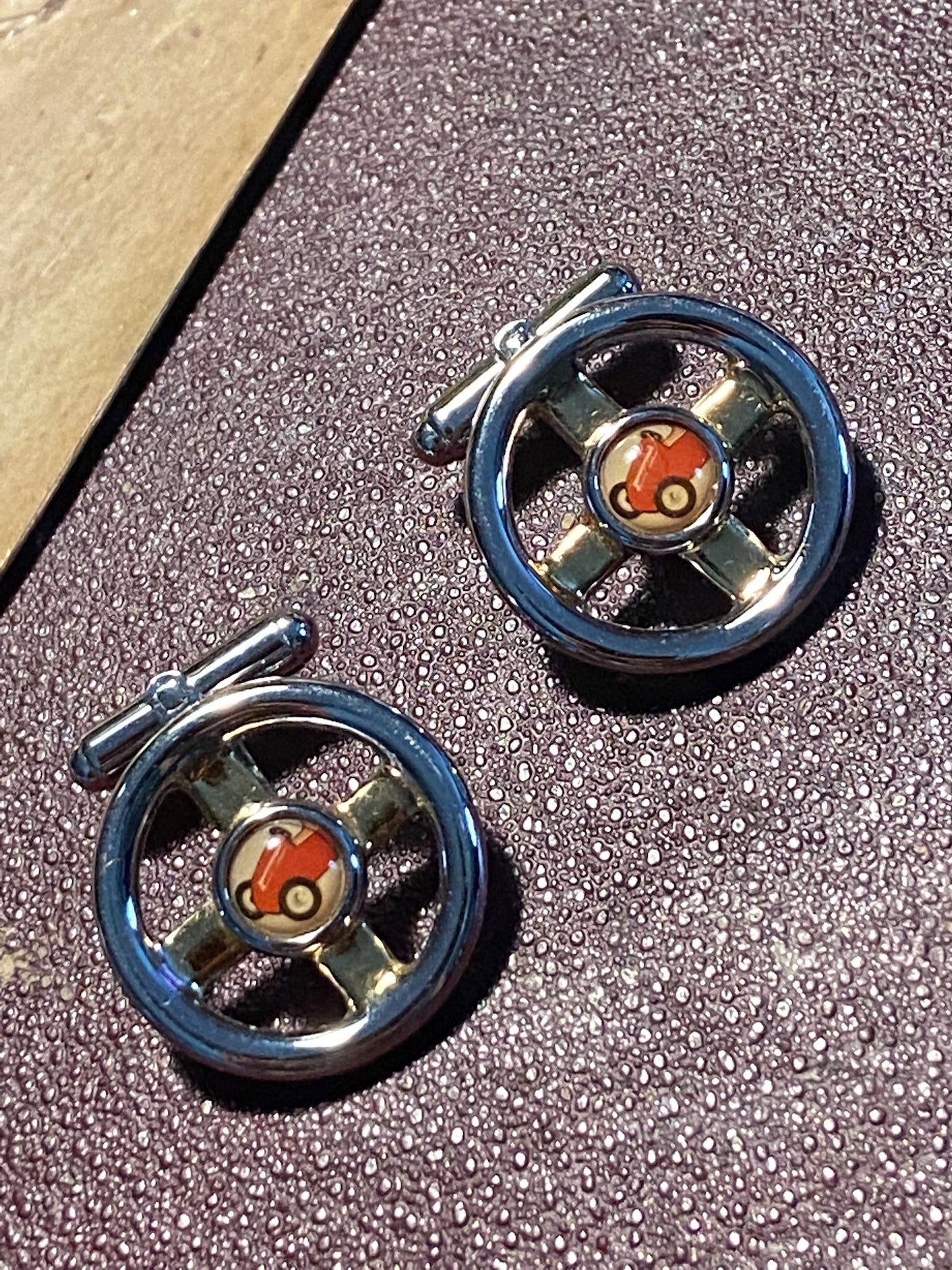 Vintage Racecar Cufflinks