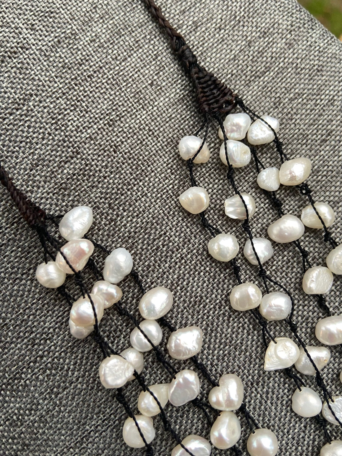 Multi Strand Freshwater Pearl Necklace